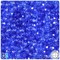 BeadTin Dark Sapphire Transparent 6mm Faceted Round Plastic Craft Beads (600pcs)